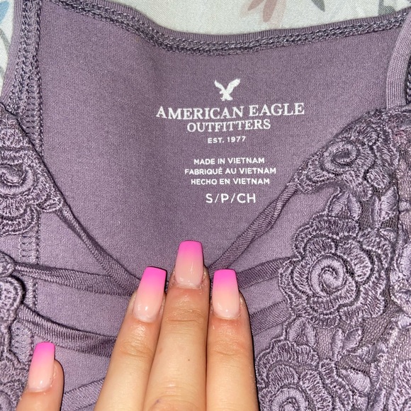 Purple lac bodysuit AE - Picture 3 of 3